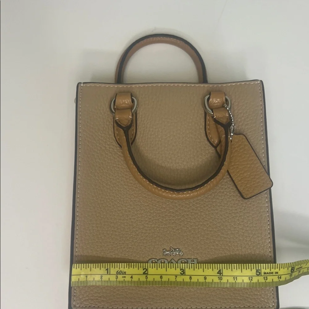 Coach Tan Mini Tote - Picture 13 of 14
